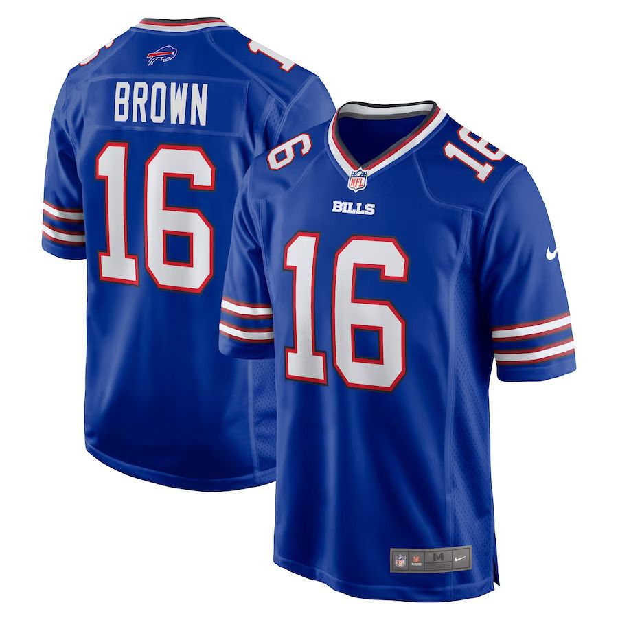 Men Buffalo Bills #16 John Brown Nike Royal Home Game Player NFL Jersey->buffalo bills->NFL Jersey